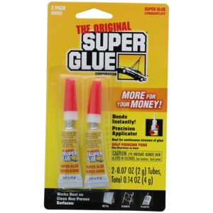 Super Glue 2-Piece Adhesive Gel Tube 4g Super Glue 2-Piece Adhesive Gel Tube 4g